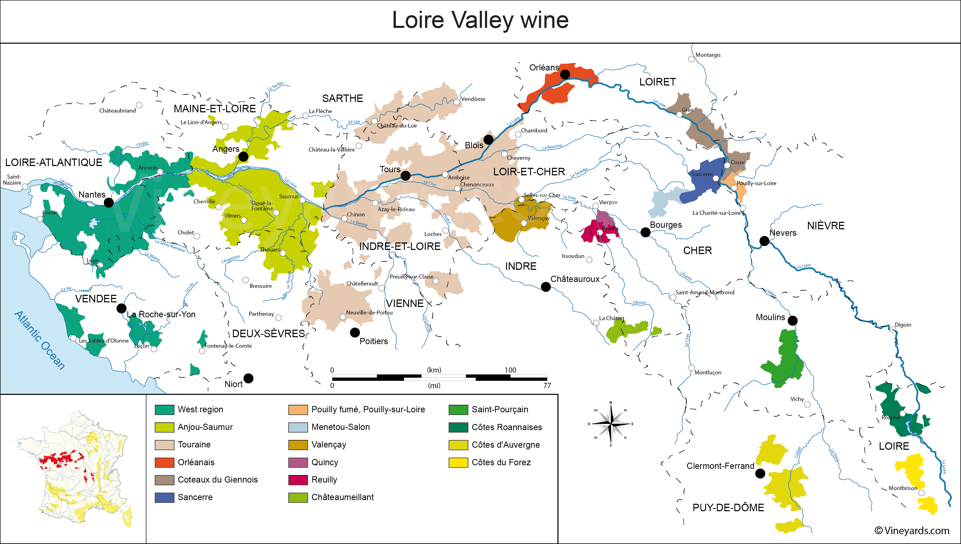 Wine Regions in Loire Valley